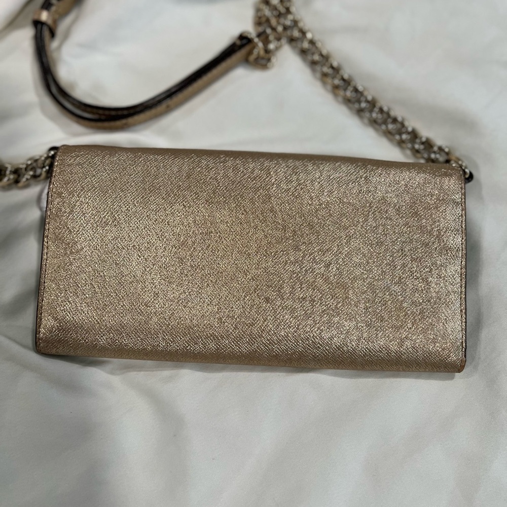 Wallet Gold Crossbody Bag - Picture 12 of 15